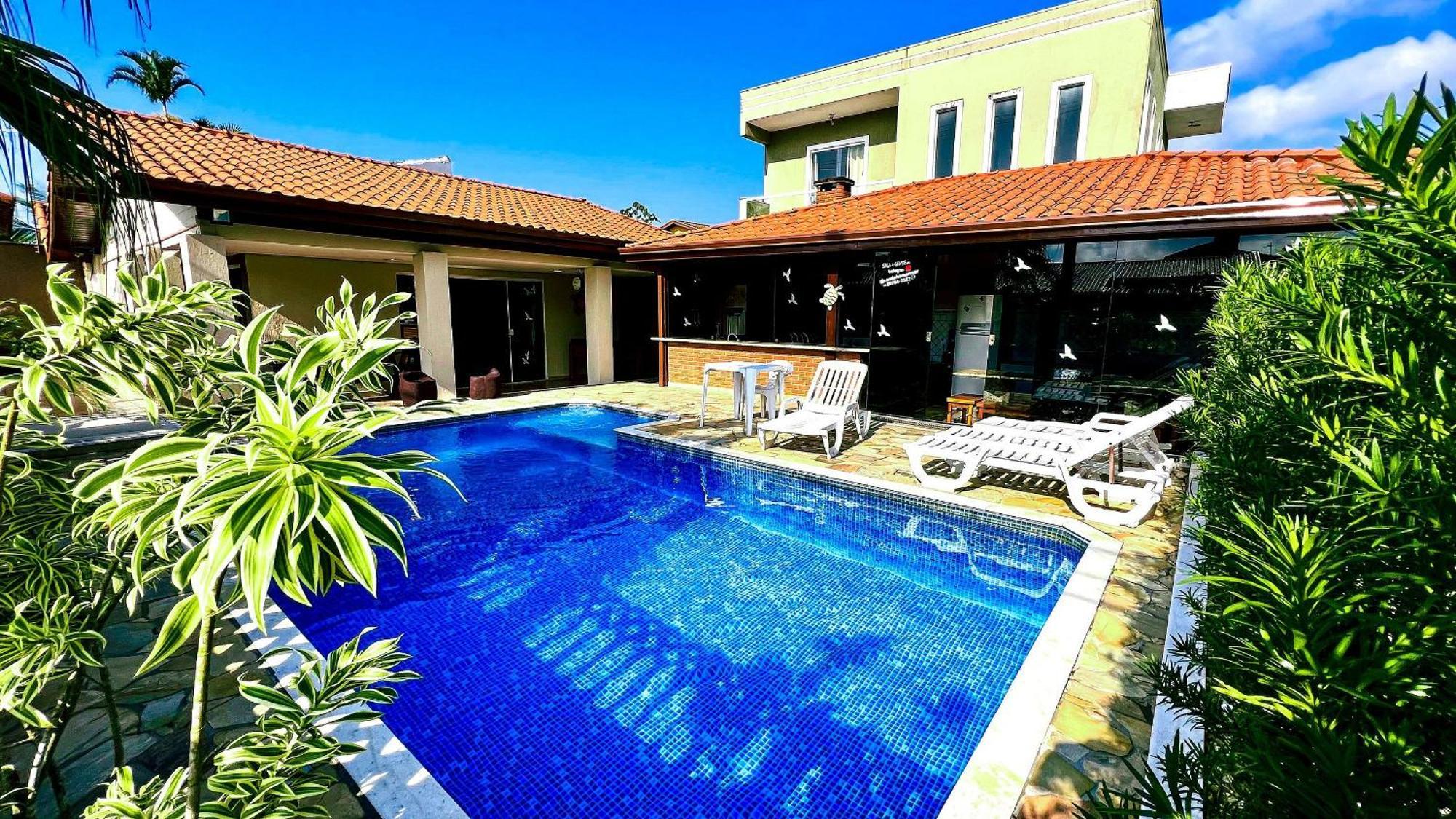 Praia/Piscina Com Hidro /Pebolim/Sinuca E Wi-Fi Карагуататуба Екстер'єр фото