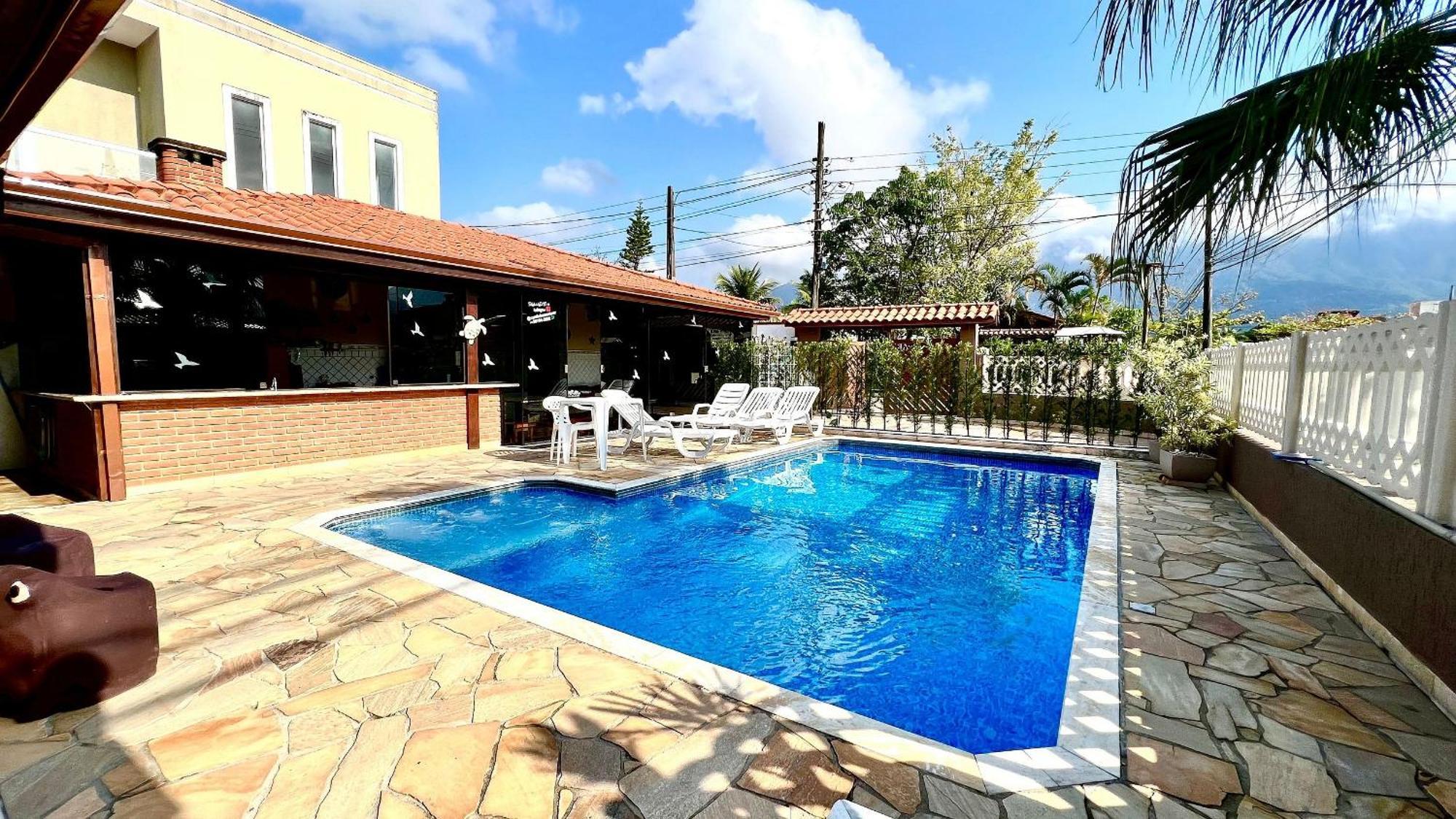 Praia/Piscina Com Hidro /Pebolim/Sinuca E Wi-Fi Карагуататуба Екстер'єр фото